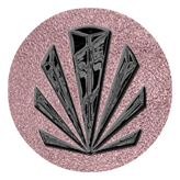 DAROUND 602 BK SH OR Black Sunburst Shimmer Orchid Background